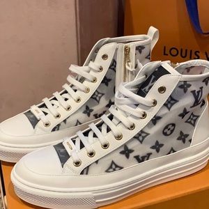 AUTHENTIC Louis Vuitton Stellar Sneaker Boot Size 38